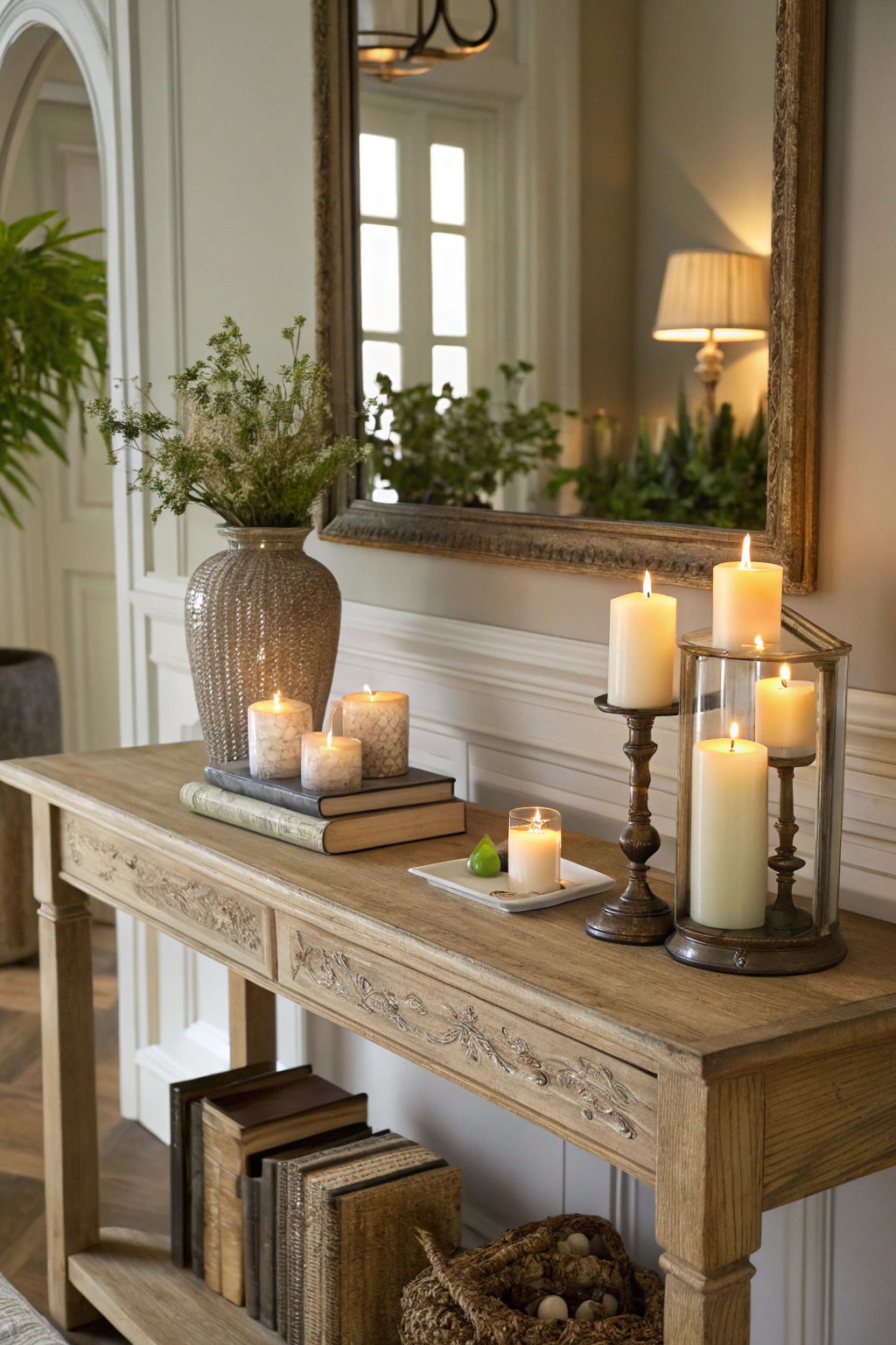 Decorating with Candles: Warmth and Ambiance on Console Tables