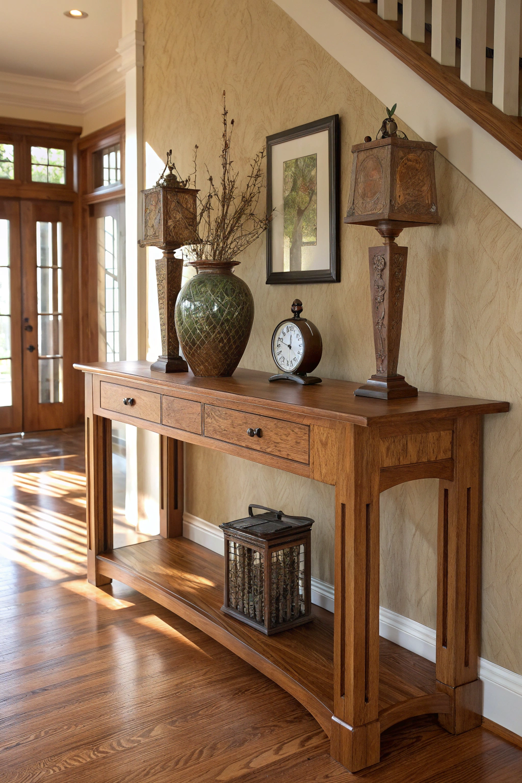 DIY Craftsmanship: Building Your Own Wooden Entry Table