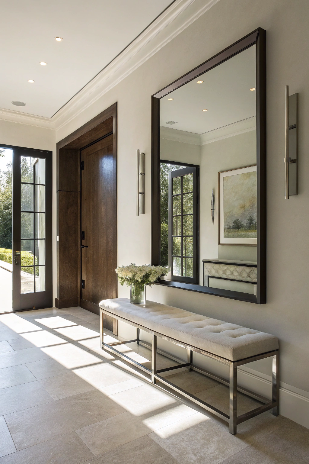 Elegant Modern Touch with a Wall Mirror