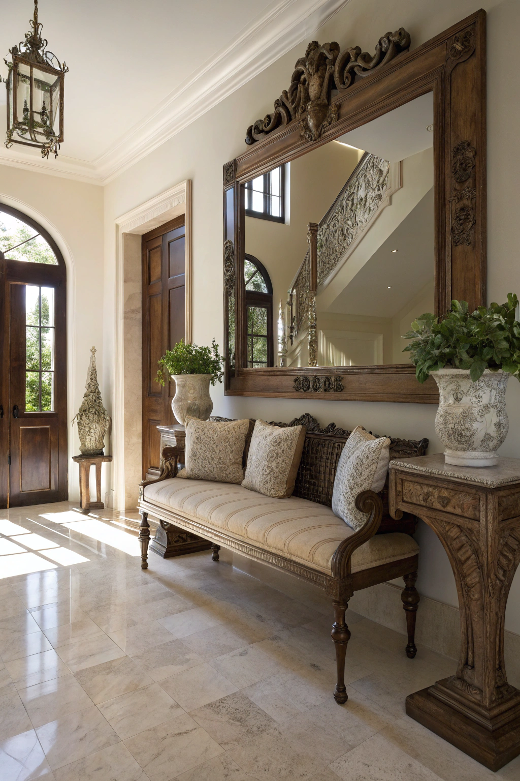 Hallway Table and Mirror Combos for Style