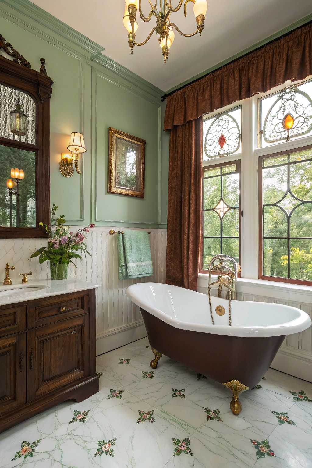 Millionaire's Dream: Old Money Bathroom Style