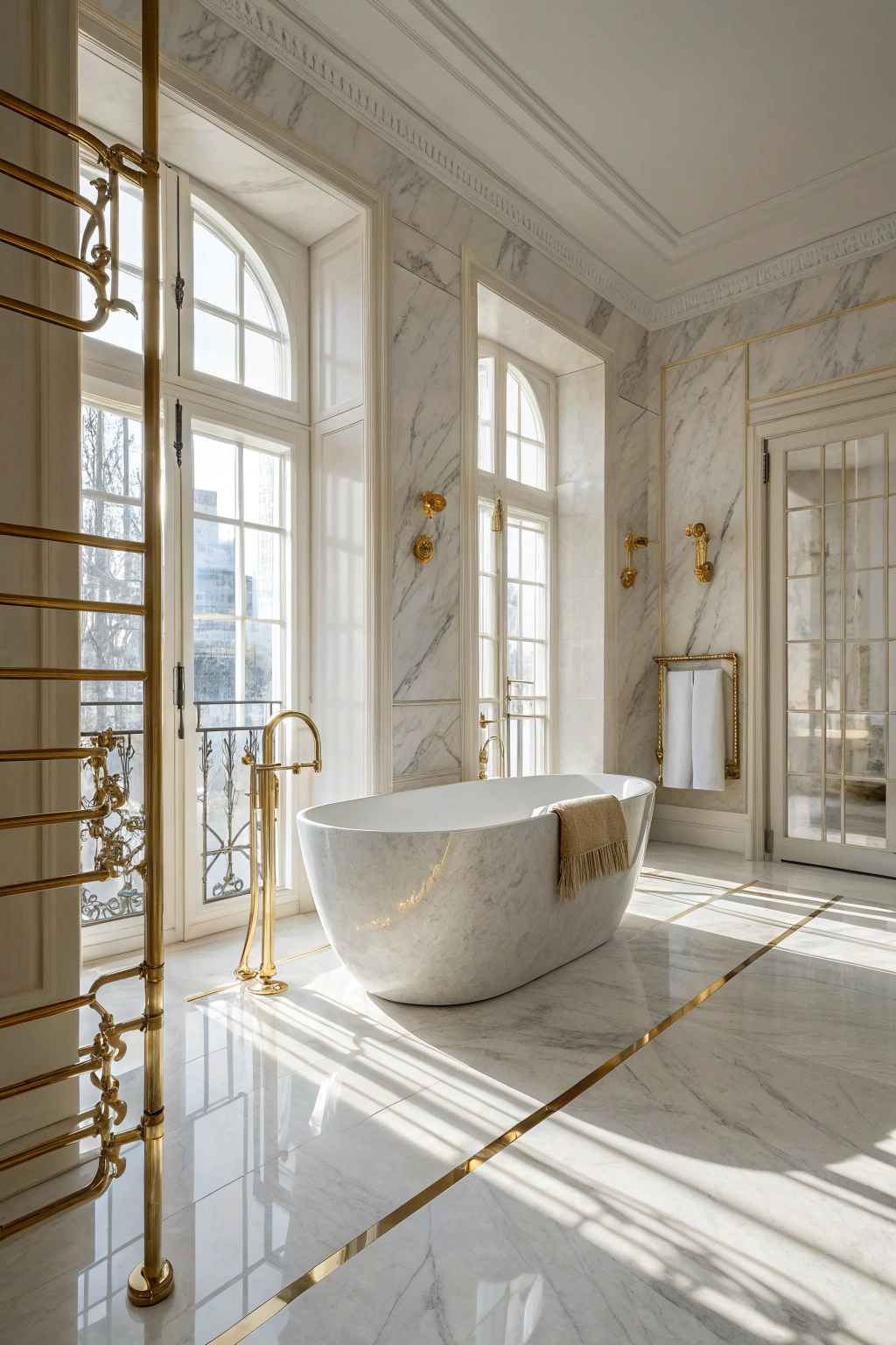 Marble and Gold: A Luxurious Interior