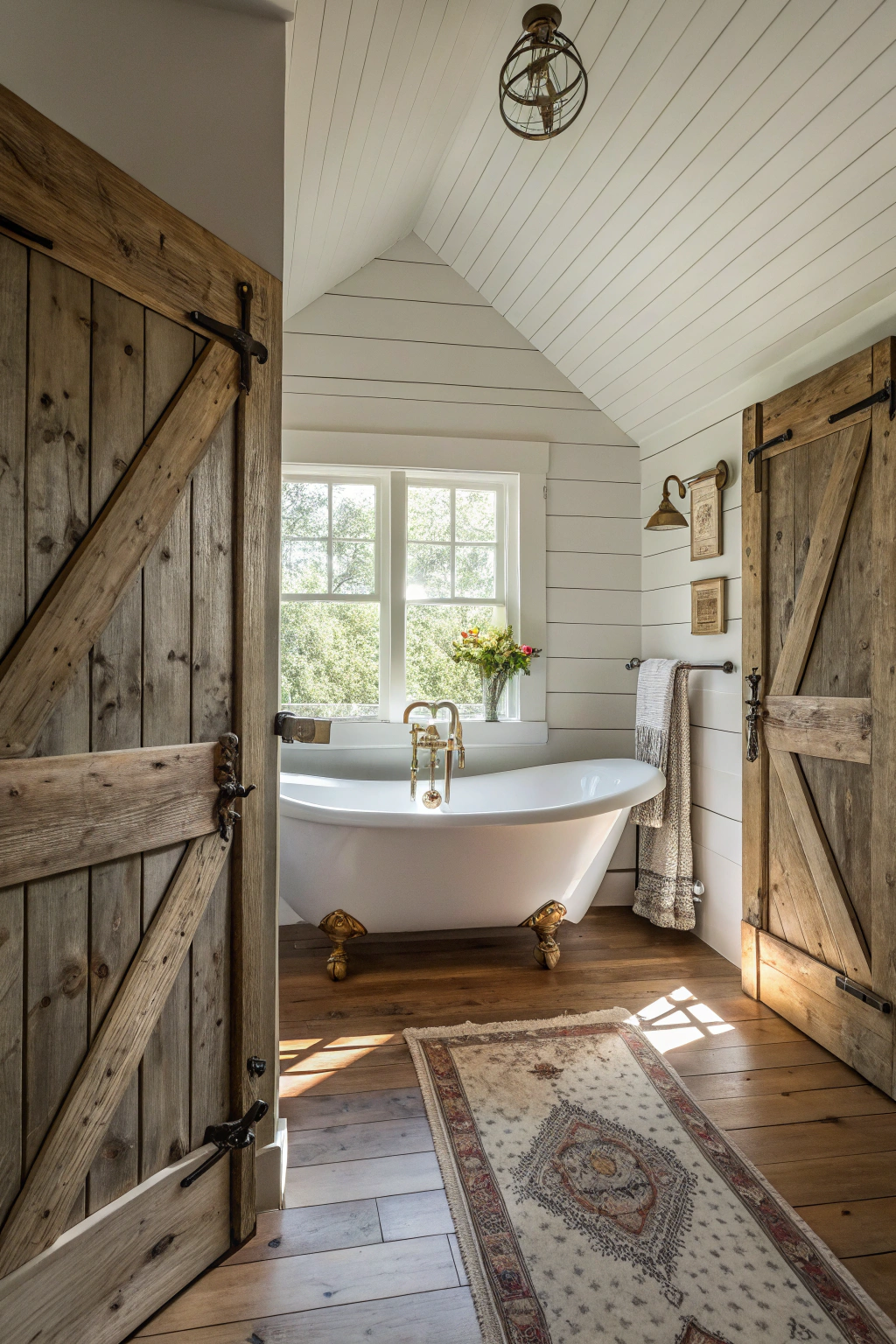 Farmhouse Elegance: Master Bath Inspirations