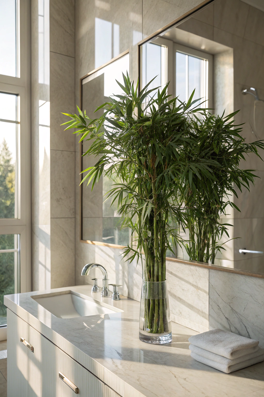 Elegant Bamboo Plant Accents
