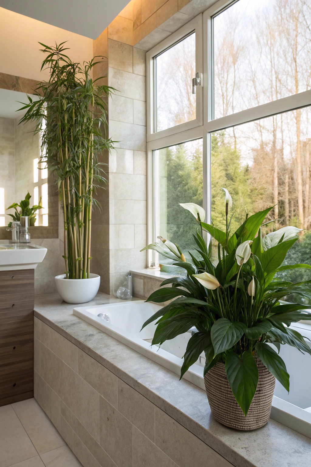 Feng Shui Principles with Strategic Plant Placement