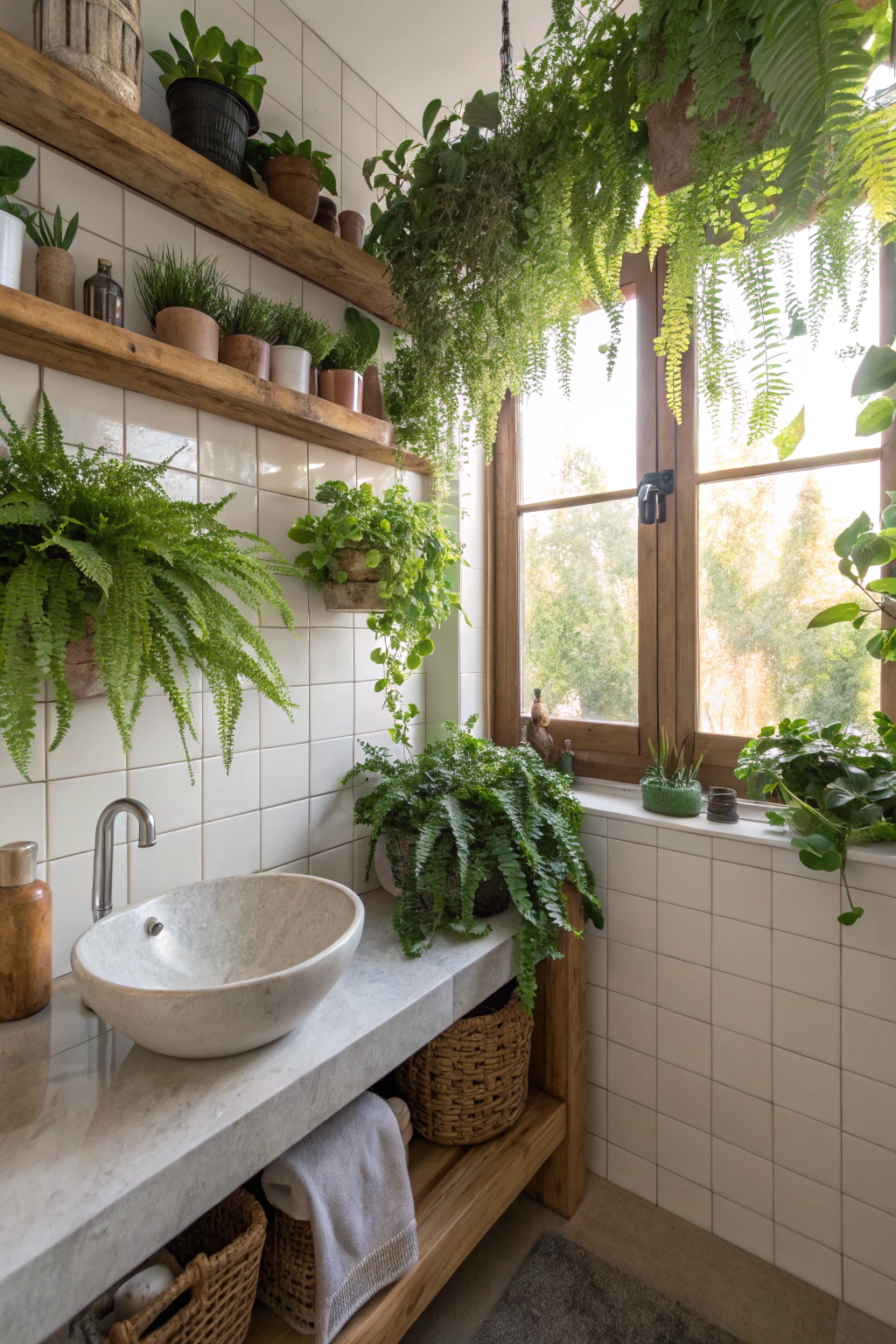 Envisioning a Dream Bathroom with Plant Decor