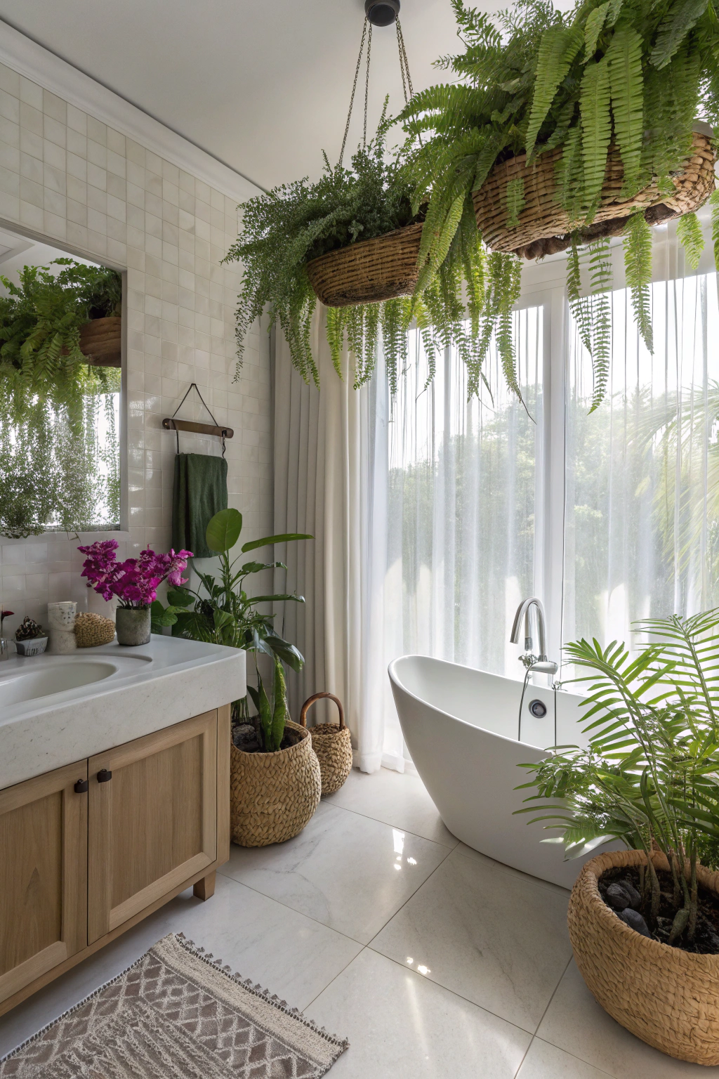 Creating a Plant-Filled Retreat in Your Bathroom