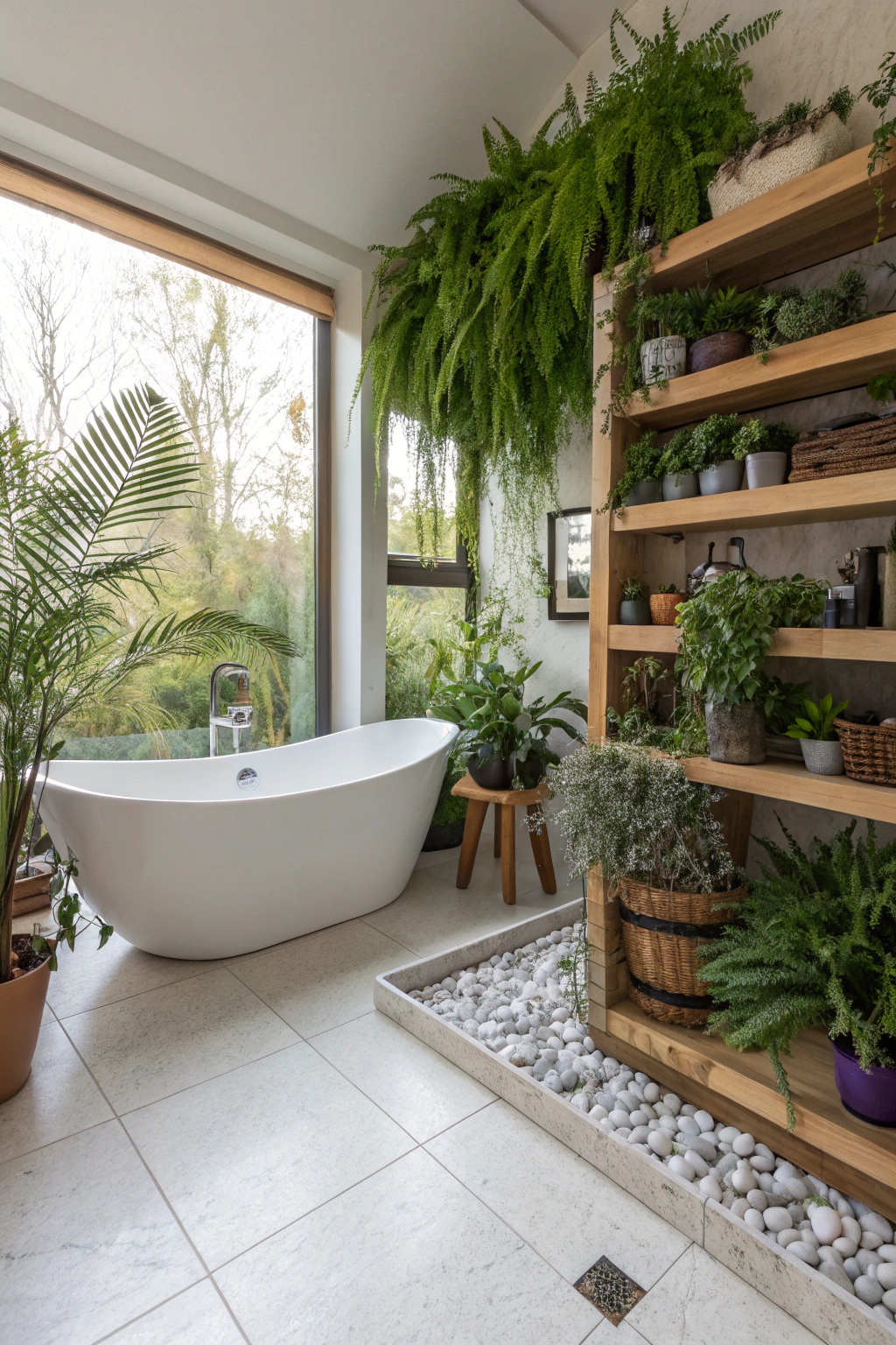 Embracing the Plant Vibe for a Relaxing Bath Experience