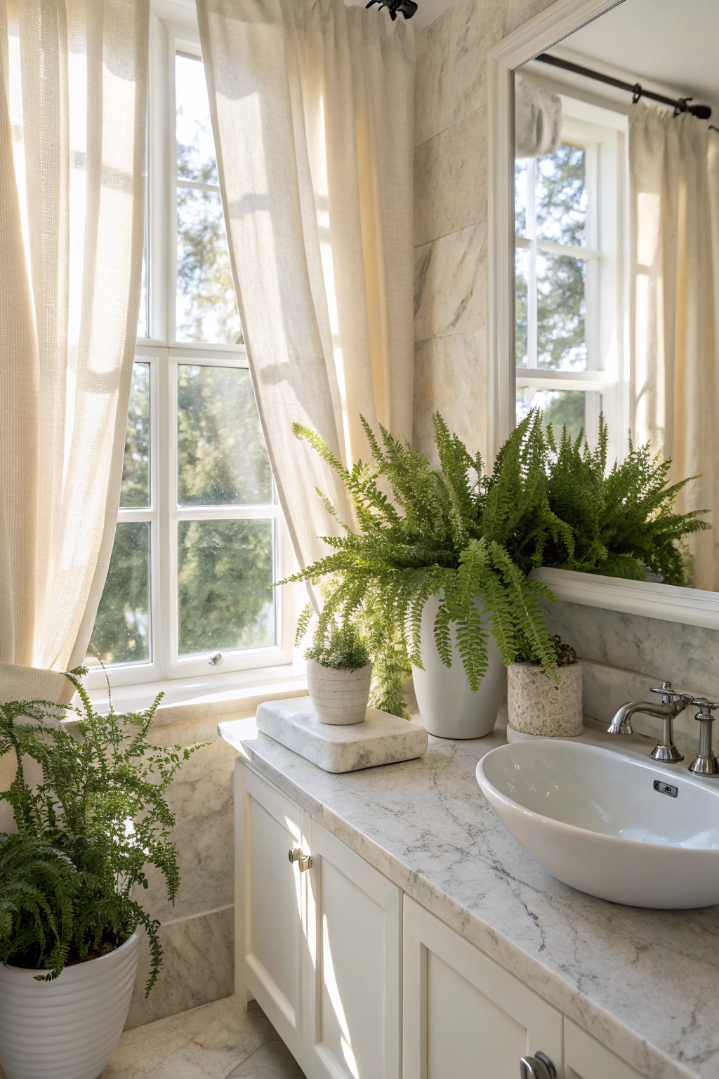 Integrating Plants for a Clean Vanilla Aesthetic