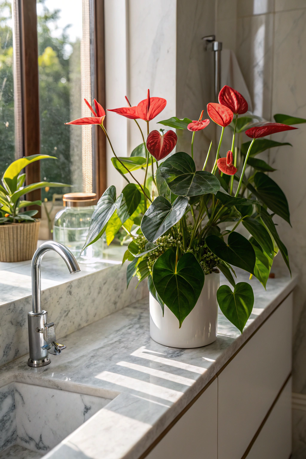 Anthuriums: Splash of Color in Humid Environments