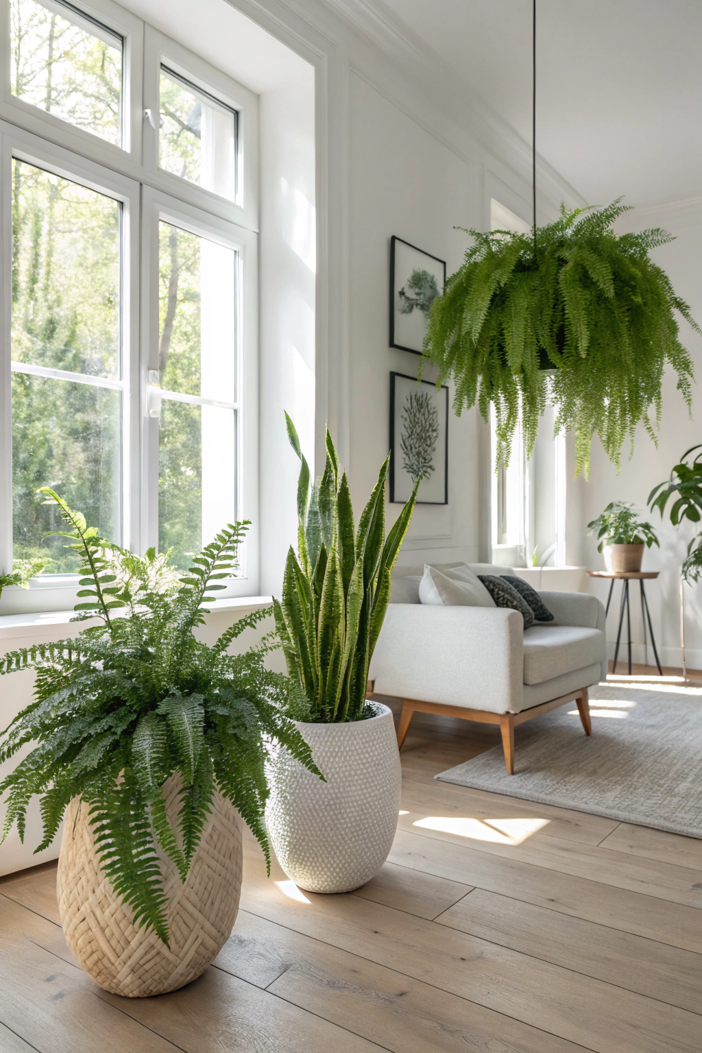 Lush Indoor Gardens for Minimalist Spaces