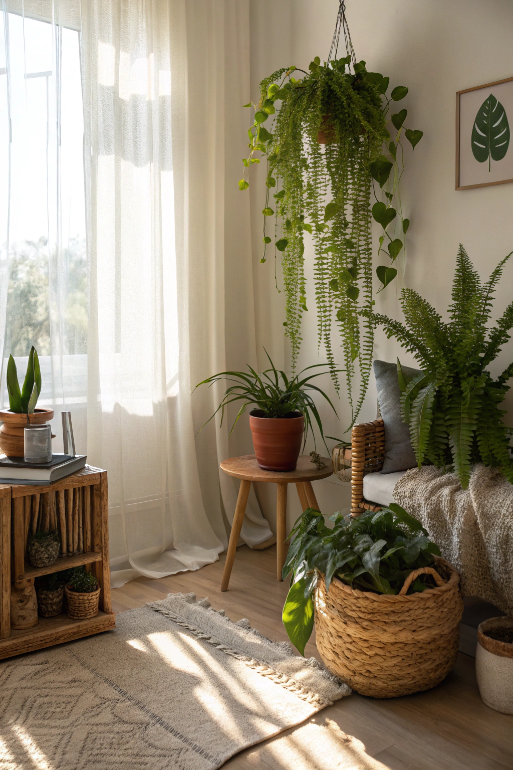 Dreamy Corners with Indoor Plant Arrangements