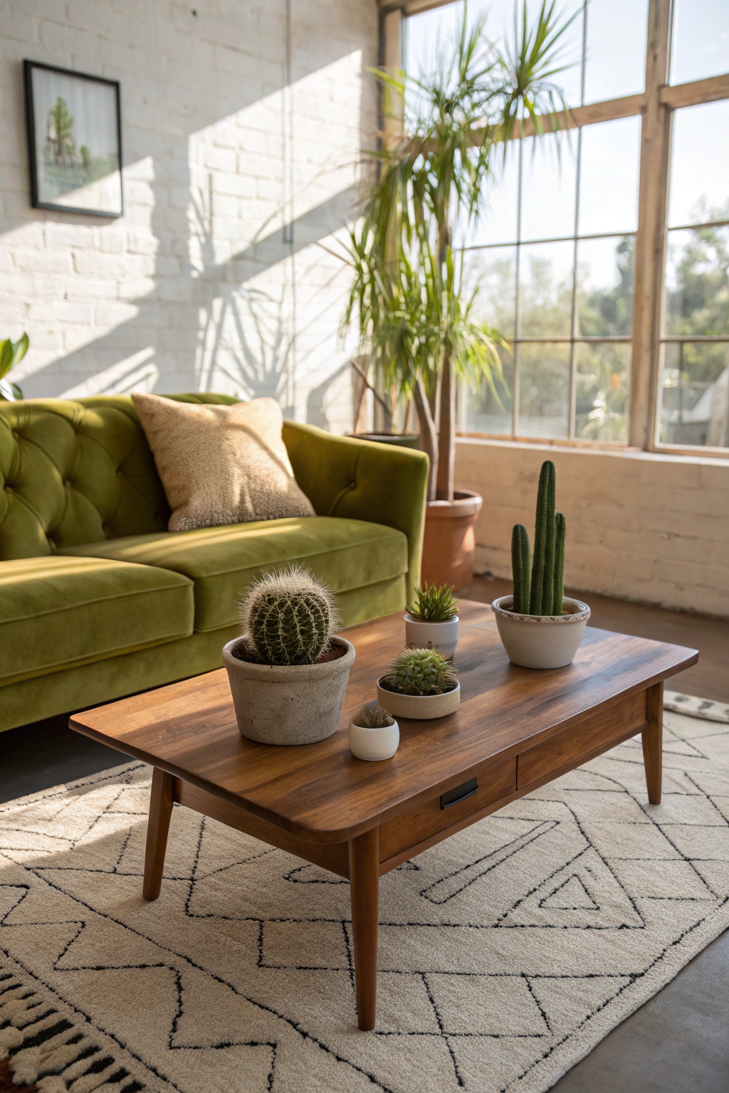 Inviting Living Rooms with Plant Accents