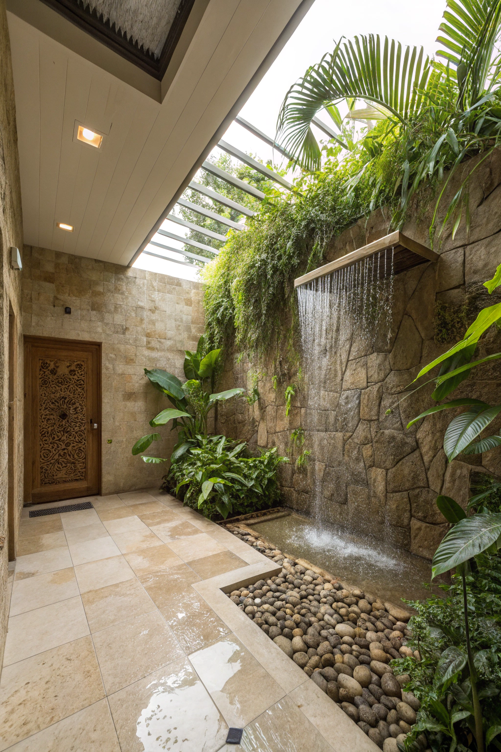 Rainforest Retreat: Incorporating Jungle Shower Elements