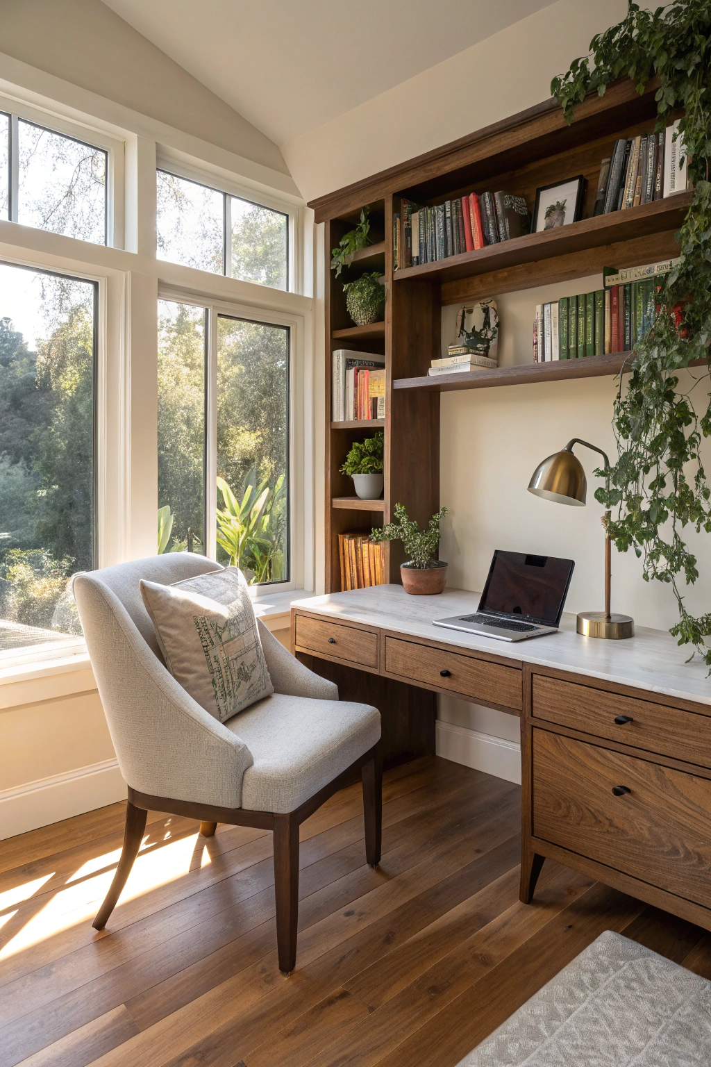 Dual-Purpose Spaces: Reading and Office Nooks