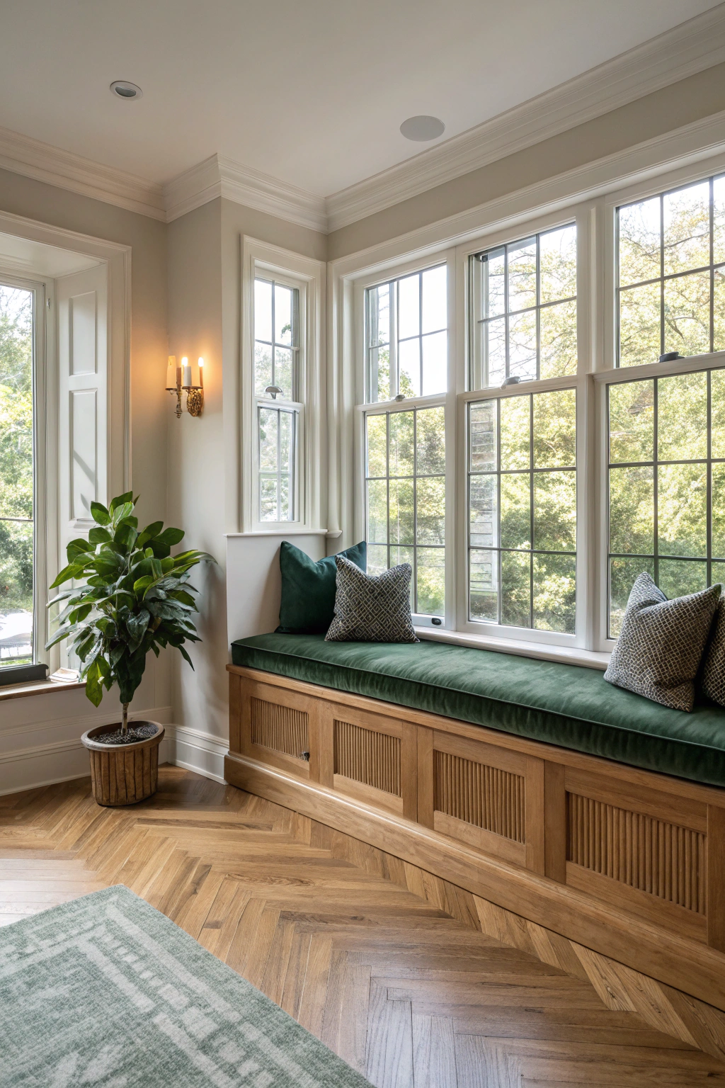 Crafting the Perfect Living Room Window Bench
