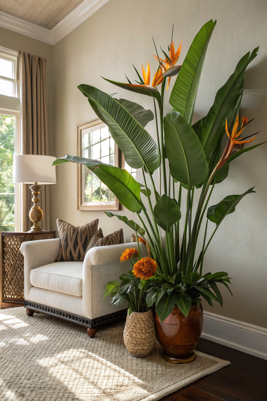 Elegant Corners with Birds of Paradise