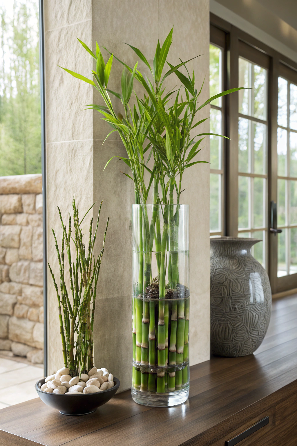 Stylish Vase Ideas for Displaying Lucky Bamboo