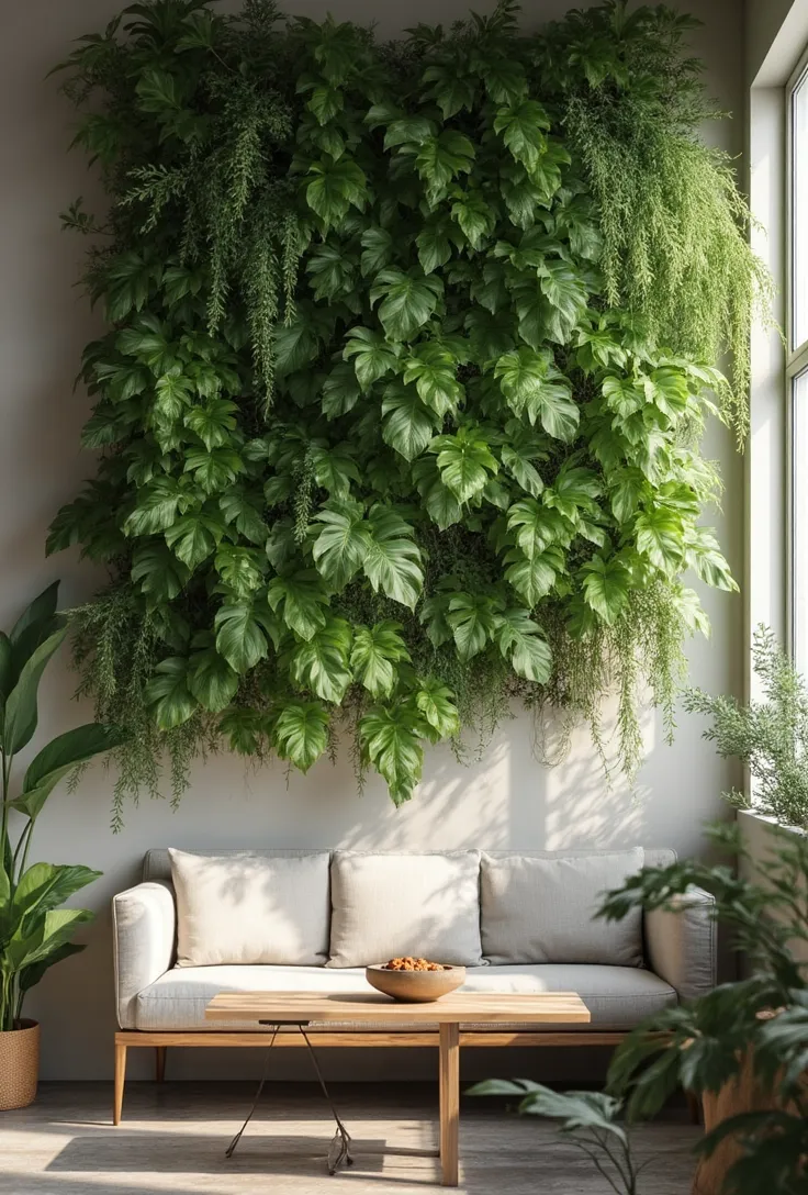 Lush Vertical Gardens for Modern Homes