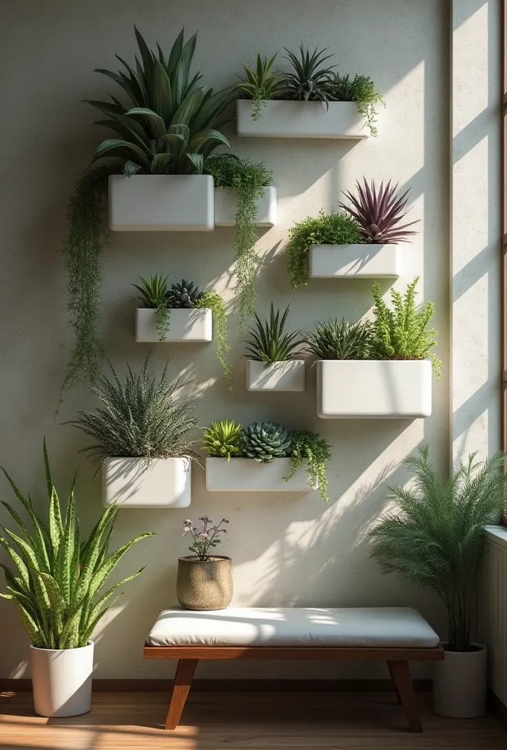 Succulent Walls for a Minimalist Touch