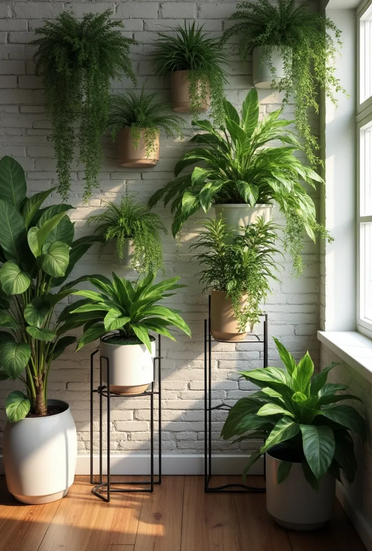 Wall Plant Stands for a Statement Piece