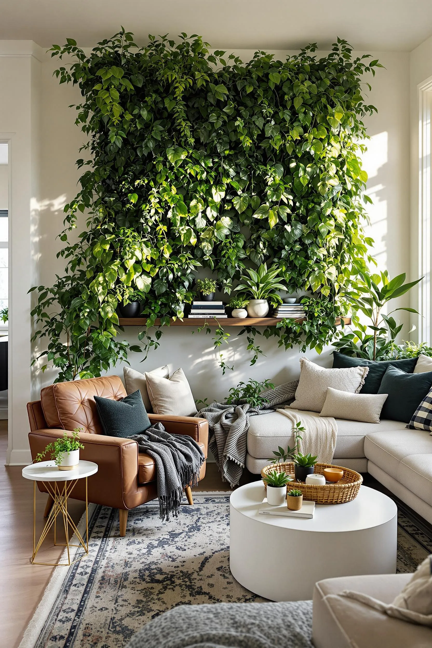 Living Room Plant Decor for a Fresh Look