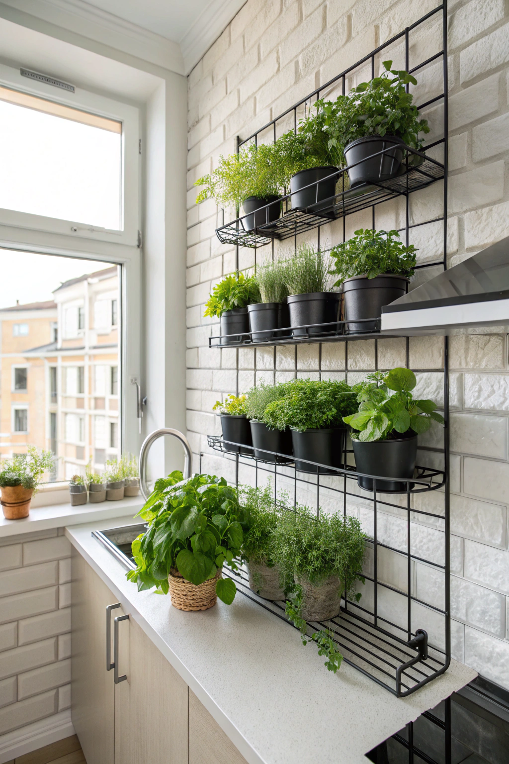 Ikea Hacks for Sleek Herb Walls