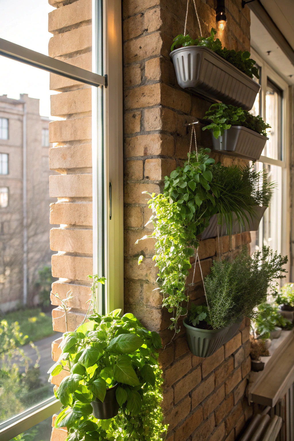 Renter-Friendly Hanging Herb Solutions