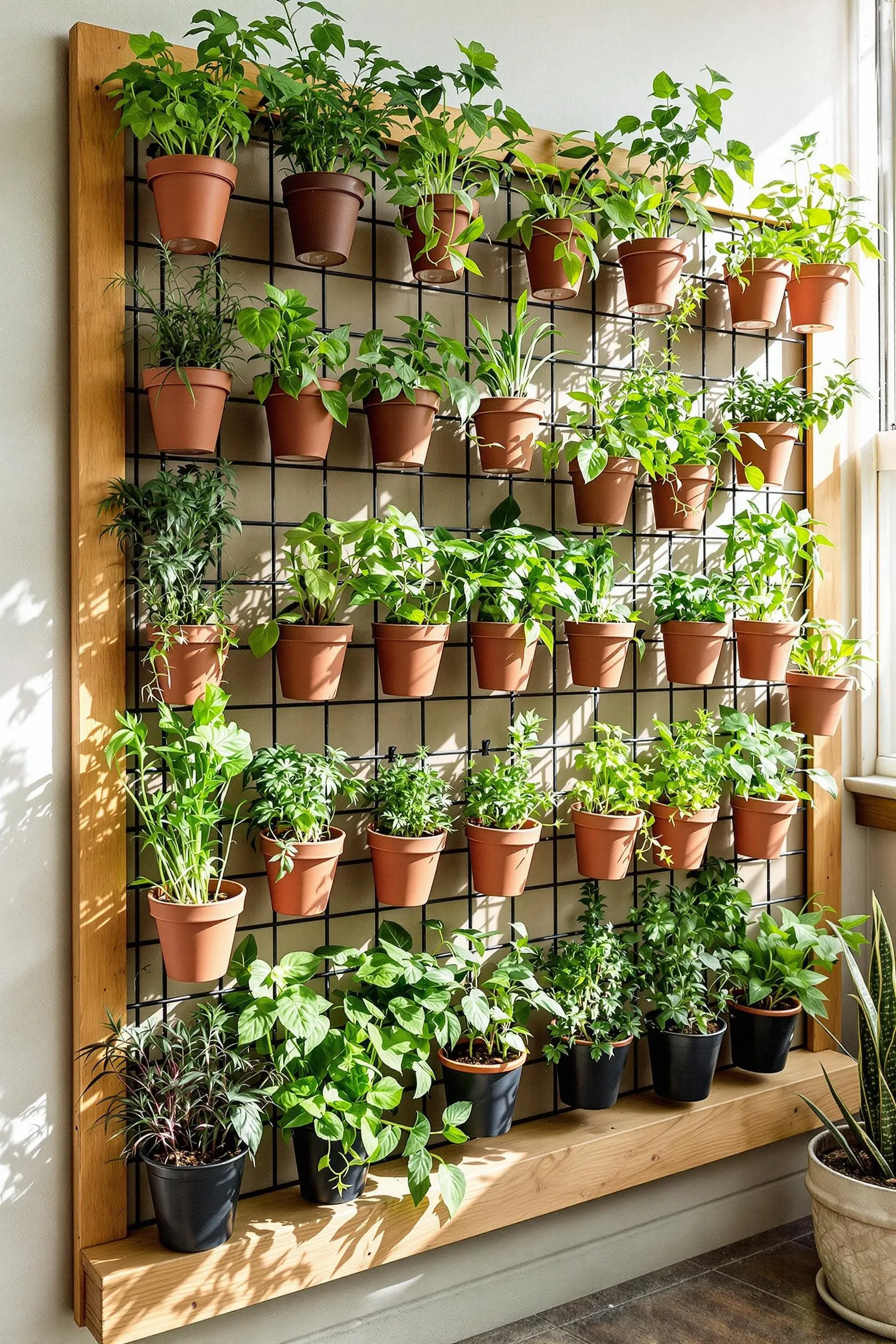 Indoor Herb Wall Creations