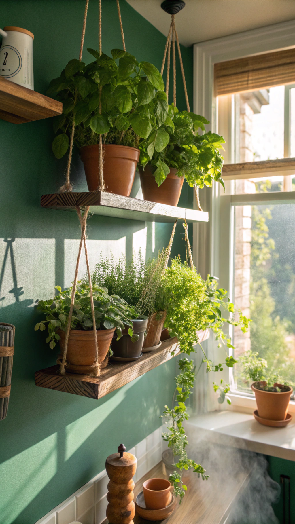 Herb Shelf Inspirations for Indoor Ambiance