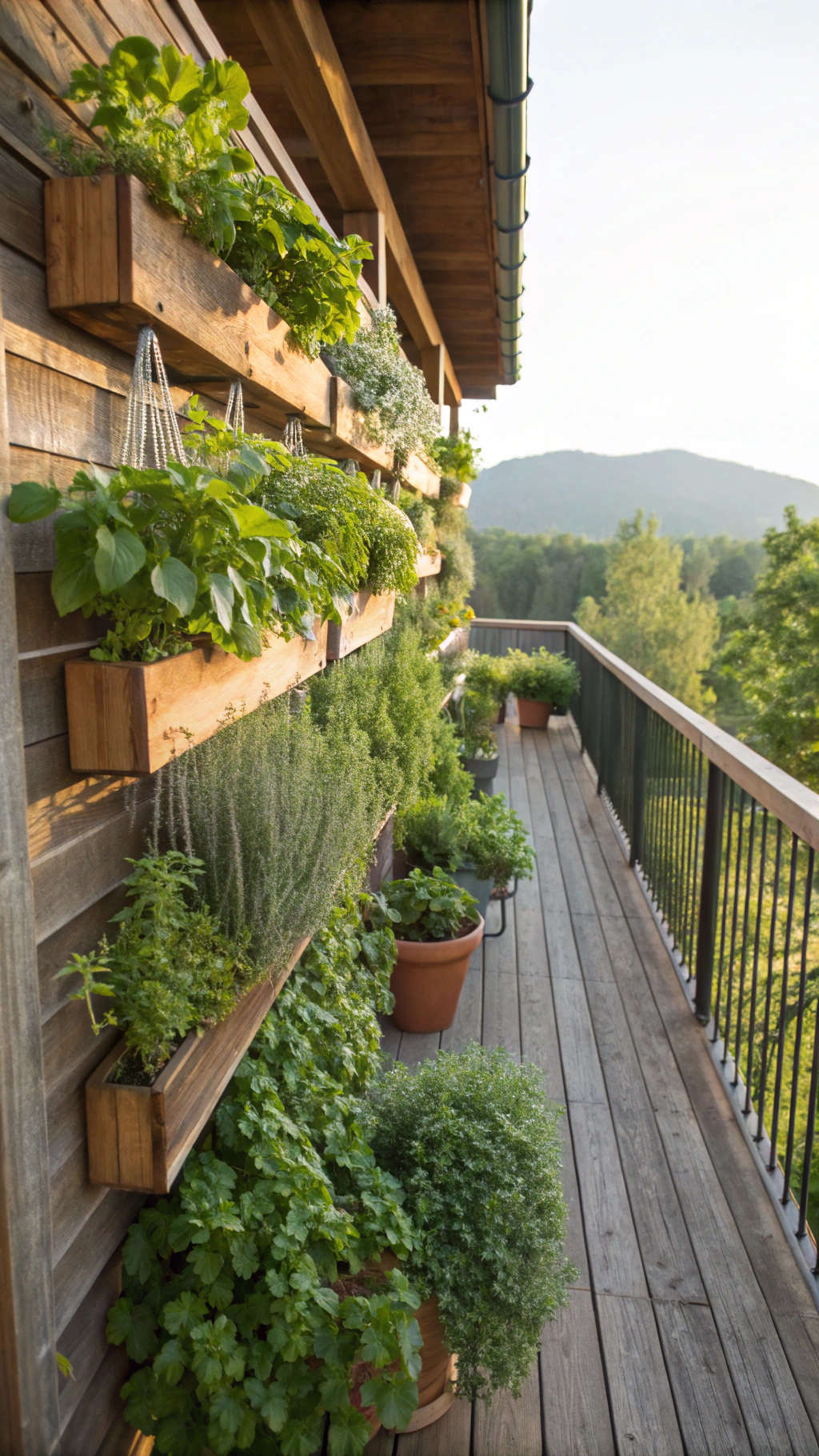Outdoor Herb Wall Ideas for Any Deck