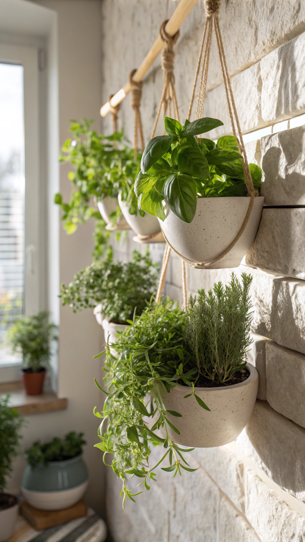 Revamping Interiors with Vertical Herb Decor