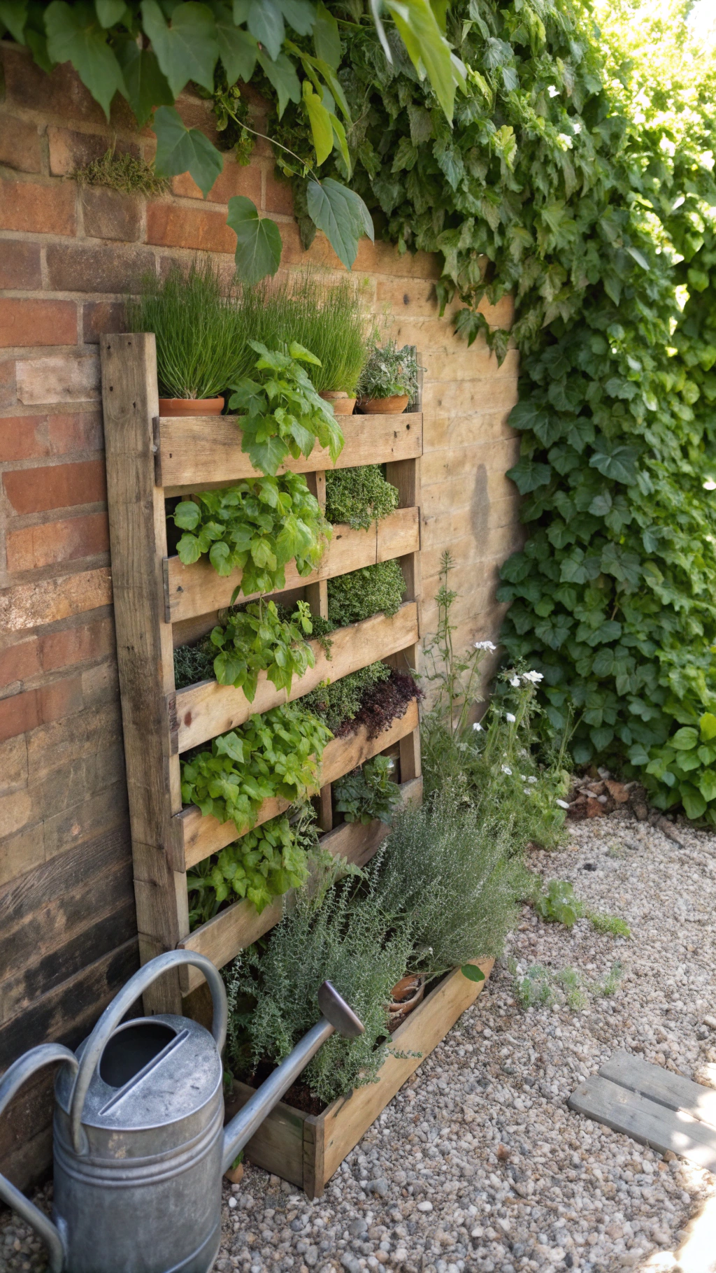 Transform a Pallet into a Blooming Herb Oasis