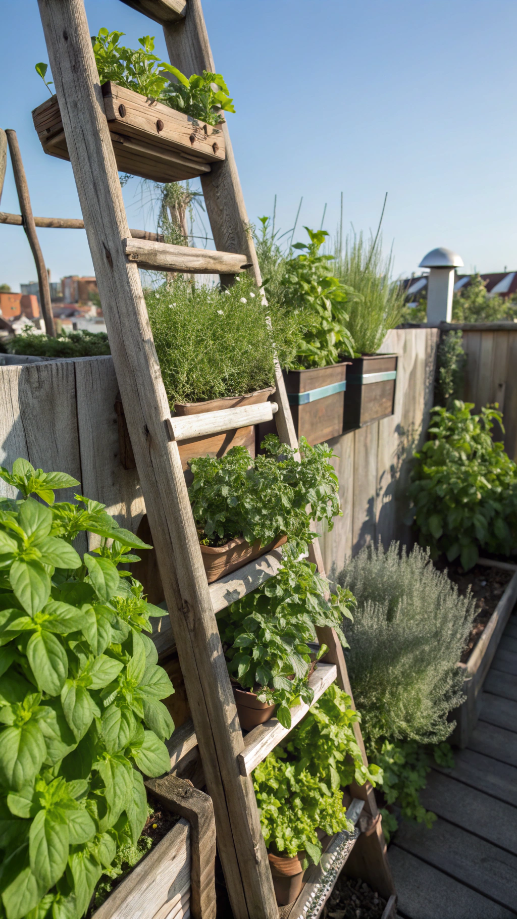 Maximize Space with Vertical Herb Structures