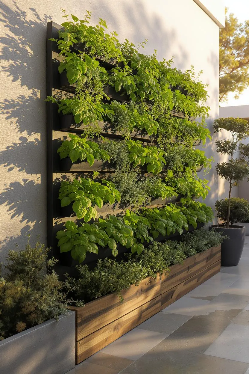Outdoor Planter Wall Concepts