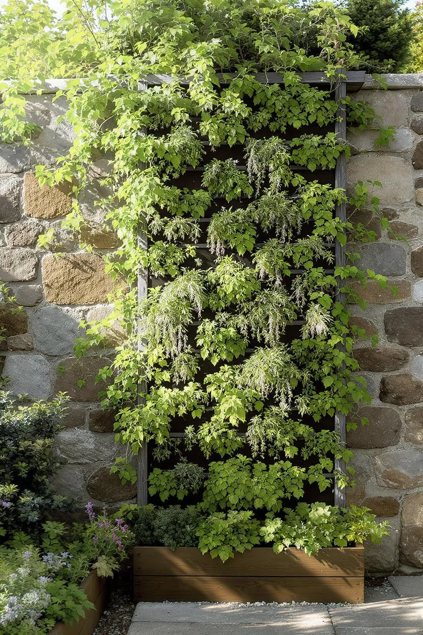 Herb Garden Trellis Designs