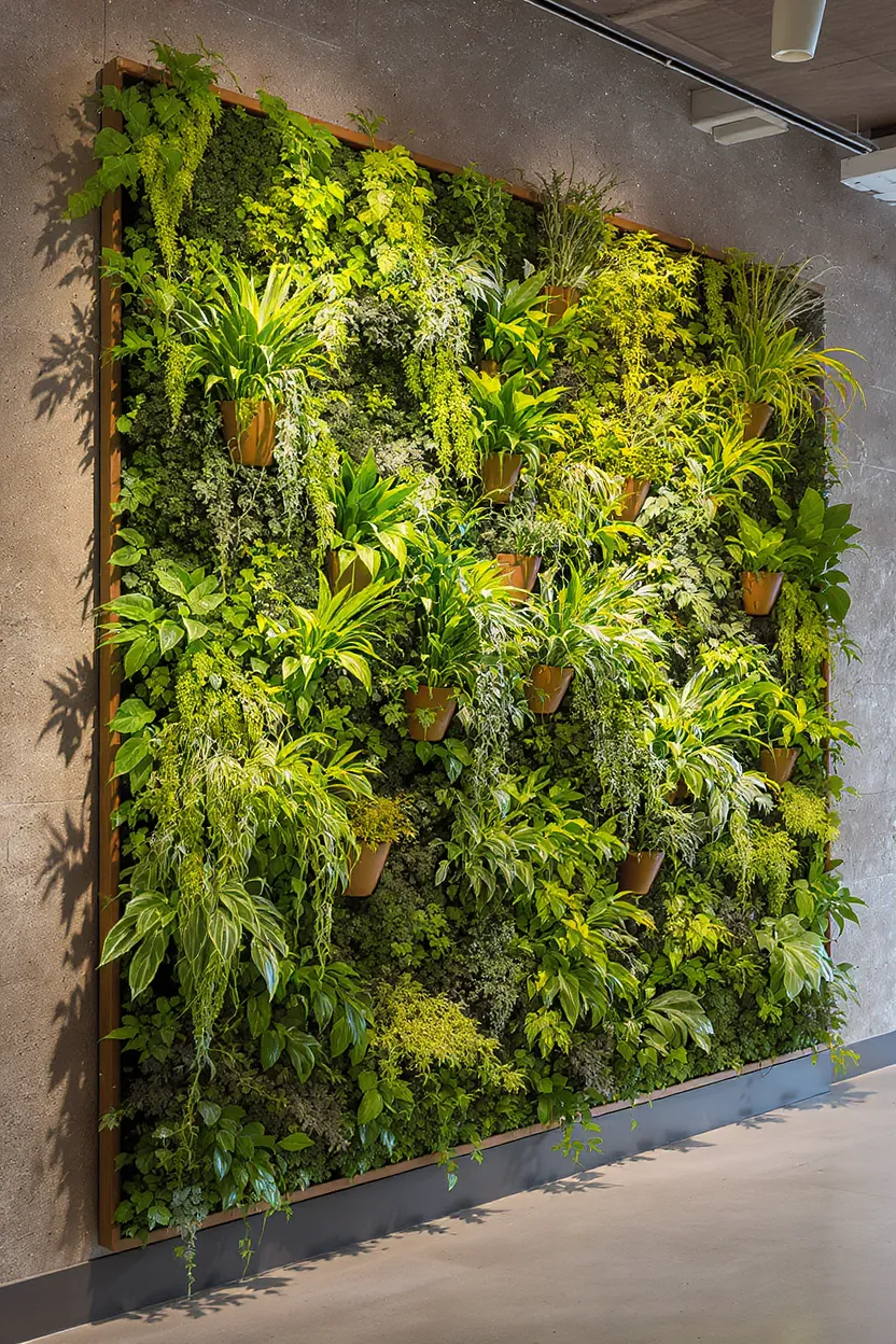 Decorating with Hanging Greenery and Plant Walls