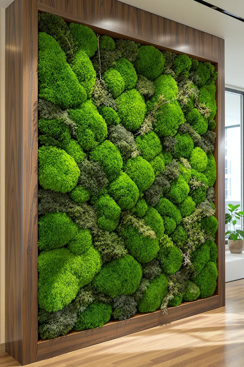 Enhancing Interiors with Moss Wall Art