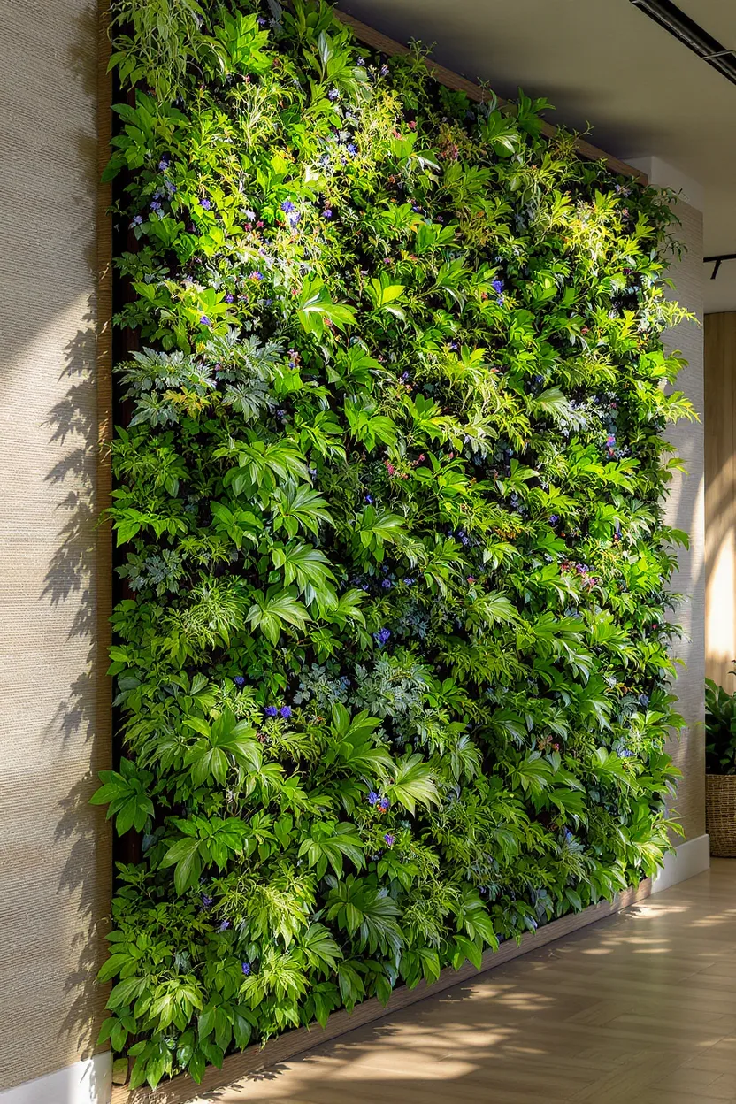 Creating Feature Walls with Indoor Plants
