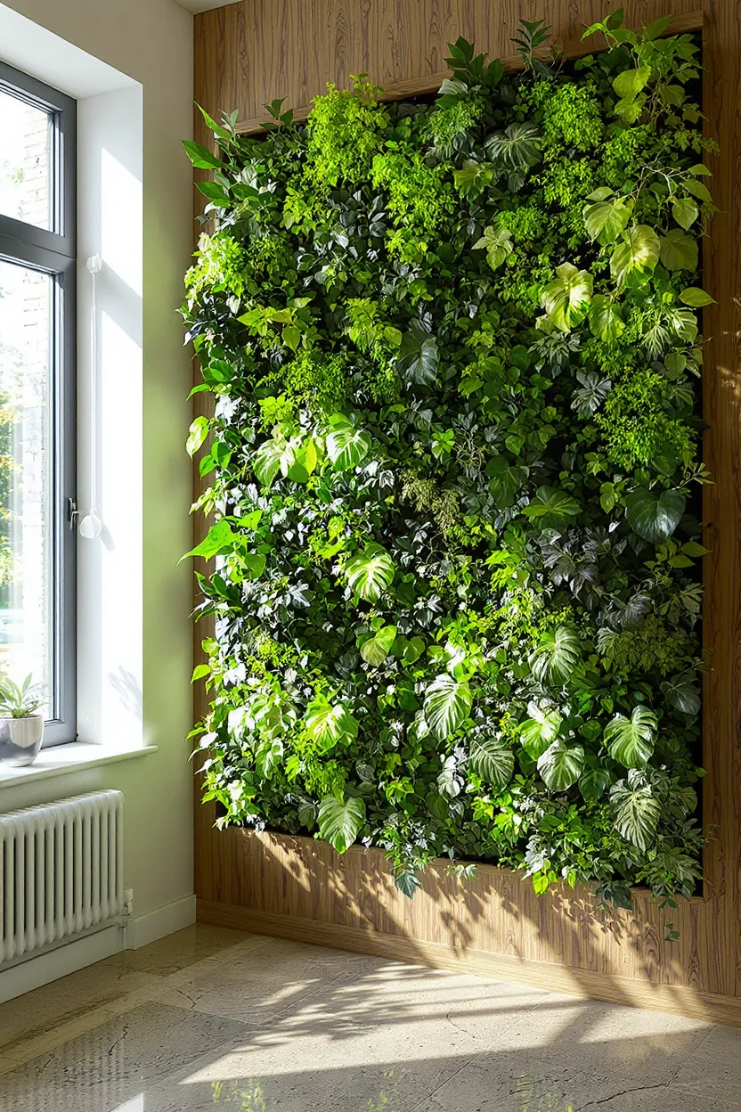 The Art of Designing Indoor Green Walls