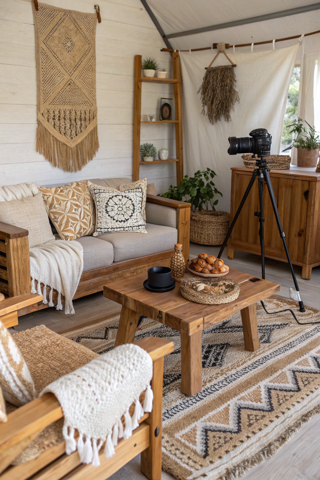 Scandinavian Touches in a Boho Setting