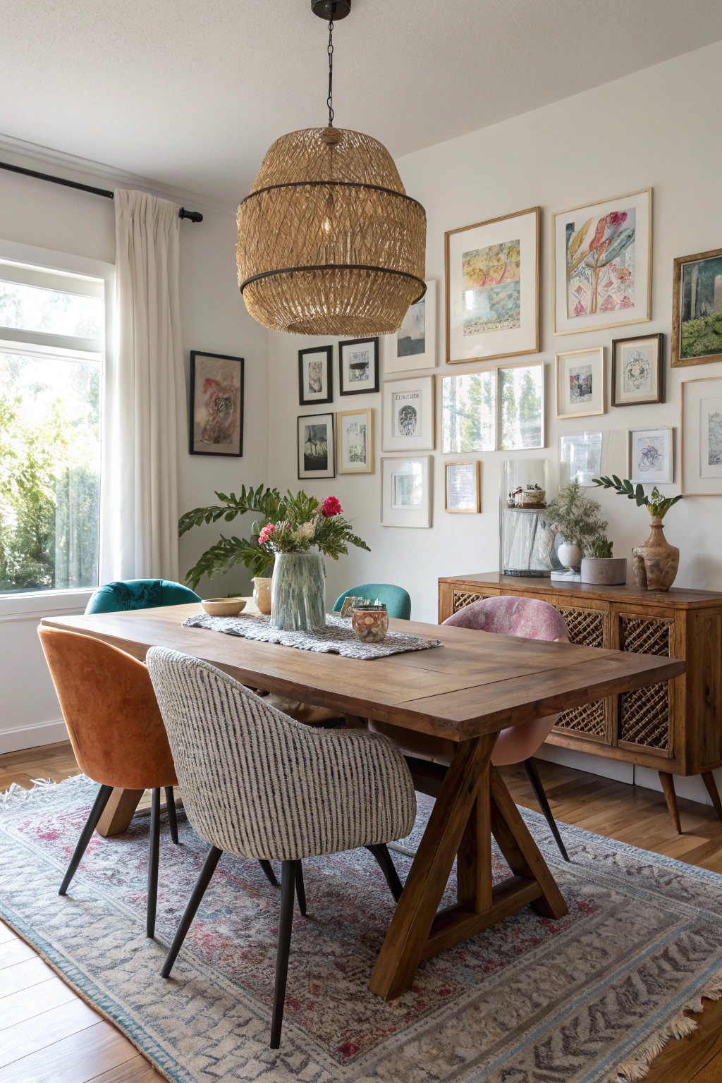 Transforming Dining Rooms with Boho Flair