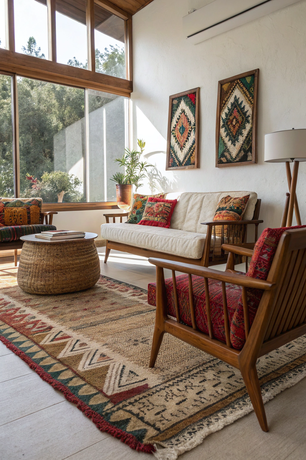 Mid Century Modern Meets Bohemian
