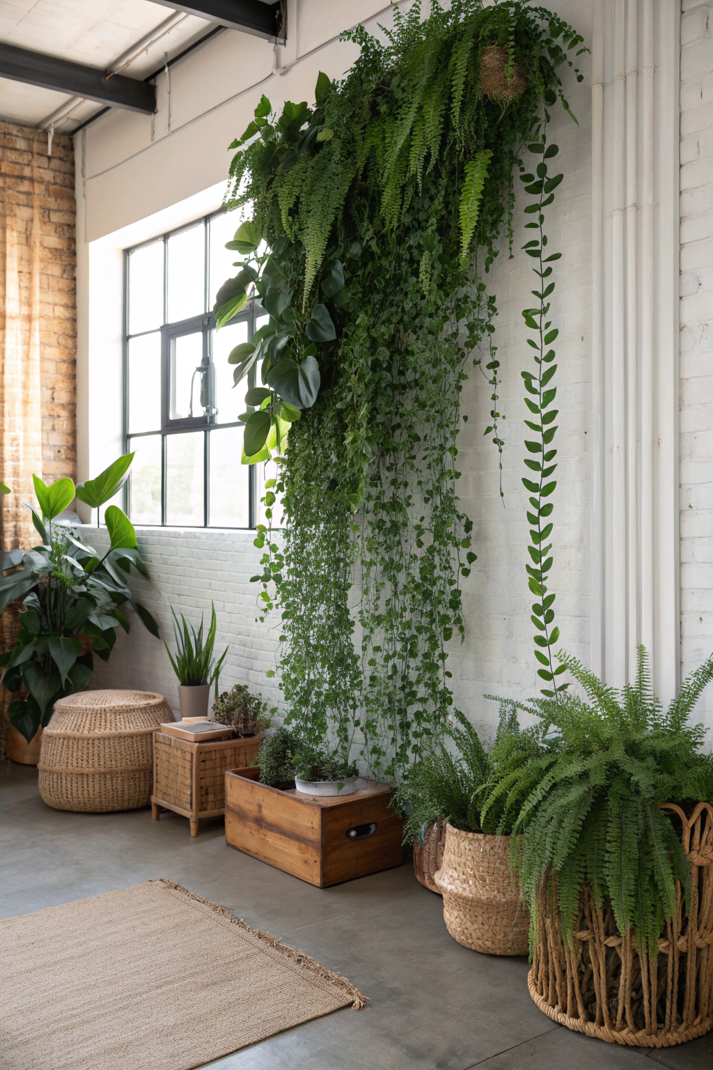 Lush Indoor Plant Walls