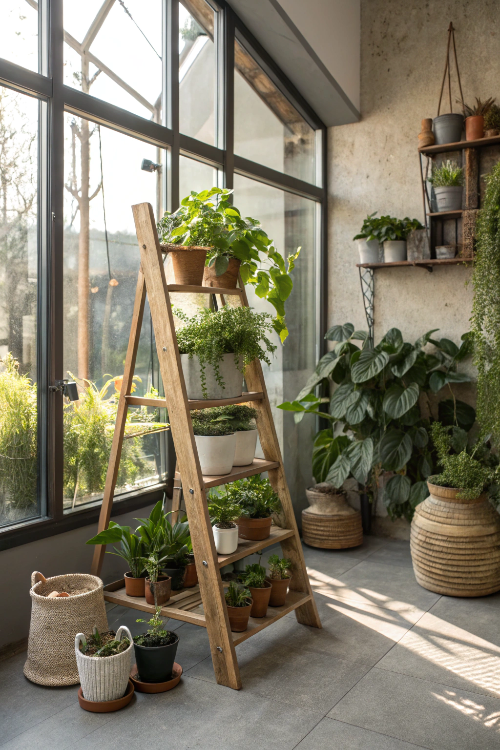 Creative Plant Shelving Ideas