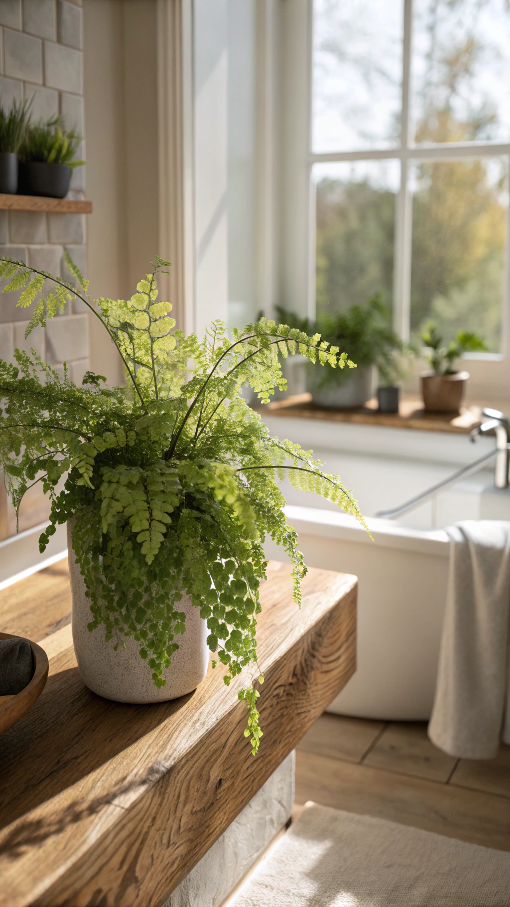 Elegant Maidenhair Ferns: A Pet-Safe Beauty