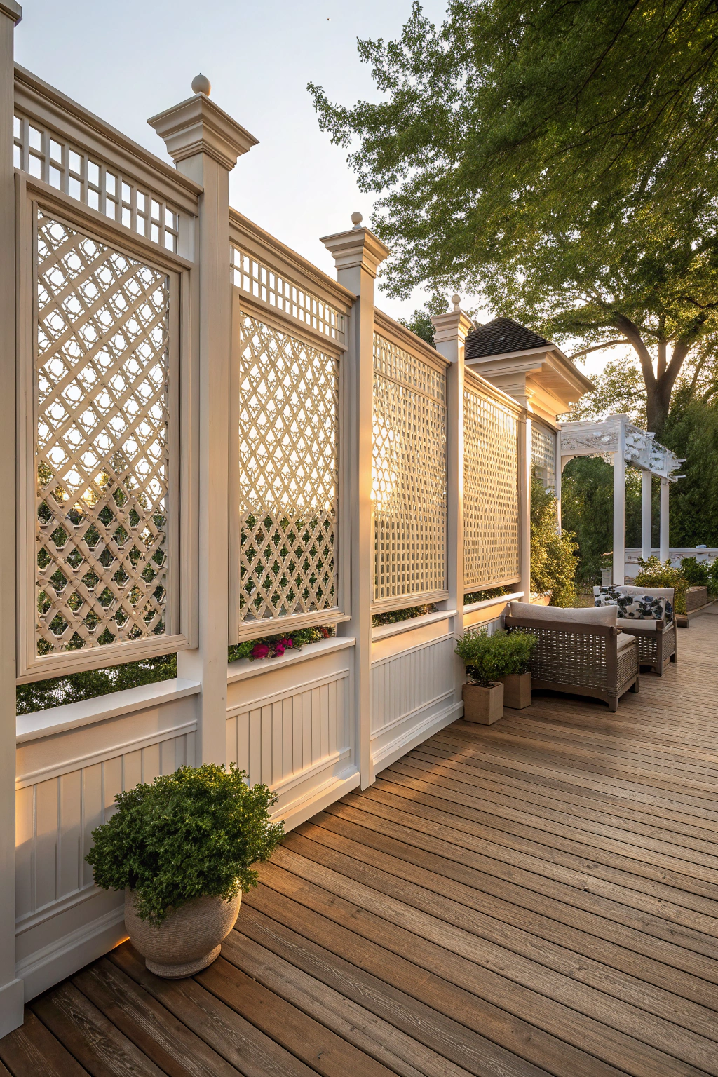 Elegant Lattice Screens for a Classic Look