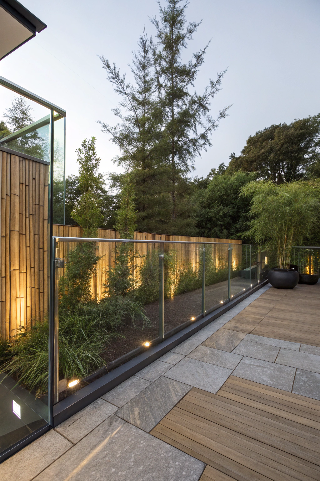Use of Tall Plants for a Green Shield