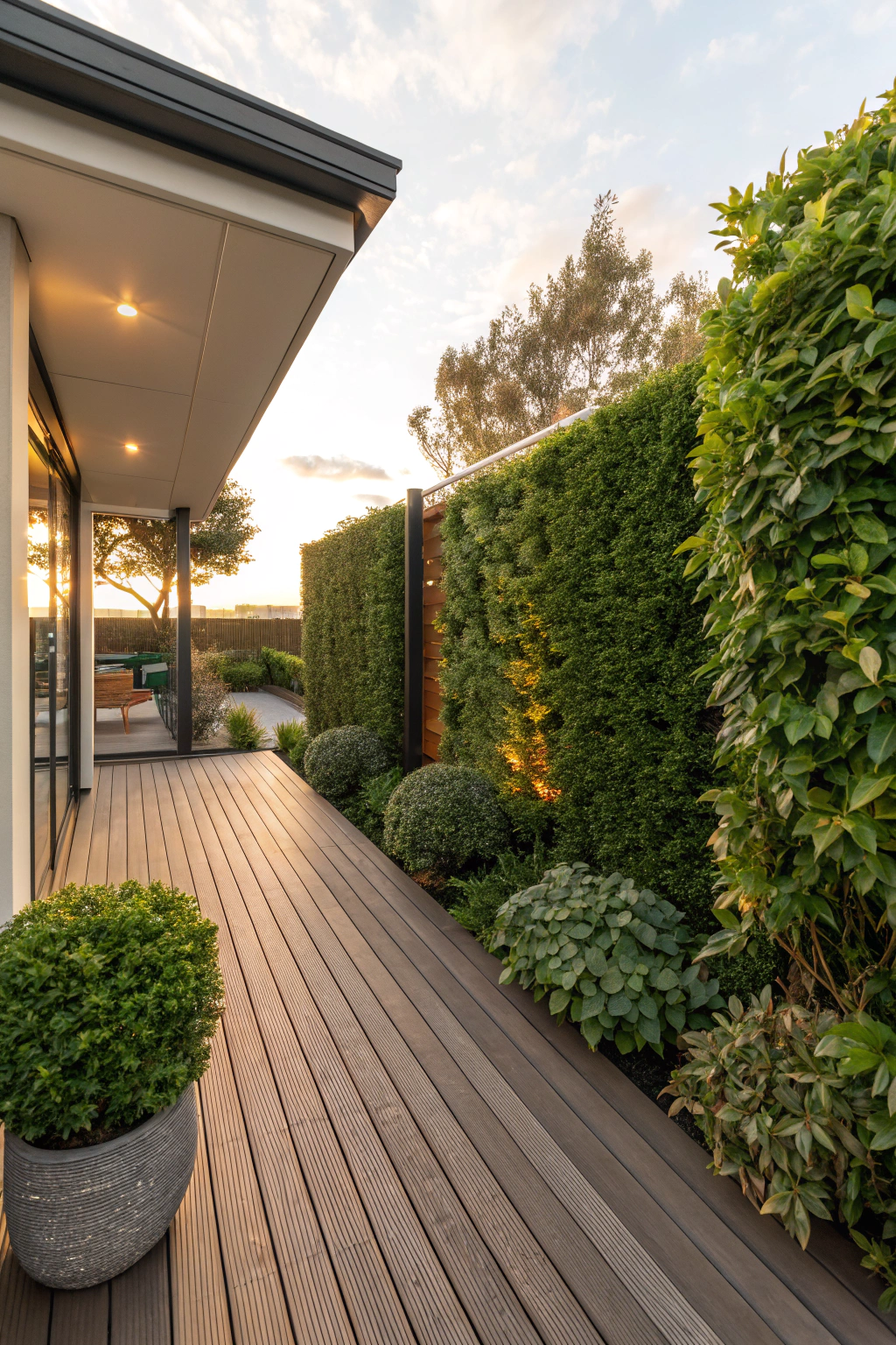 Incorporating Natural Privacy Screens