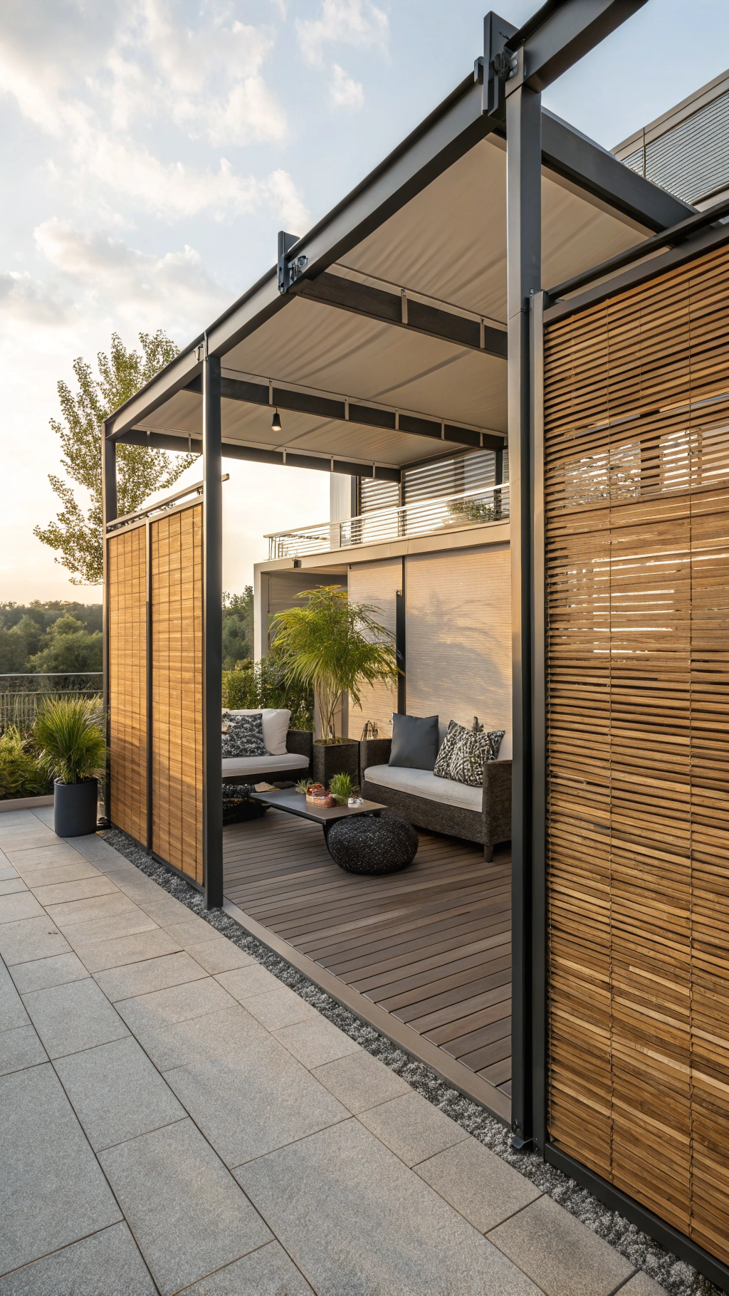 Chic Privacy Screens for Modern Patios